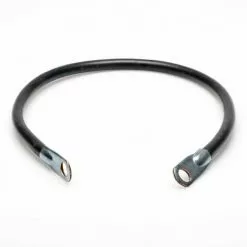 UNIVERSEL Fil De Masse Noir Avec Cosses - 30 Cm