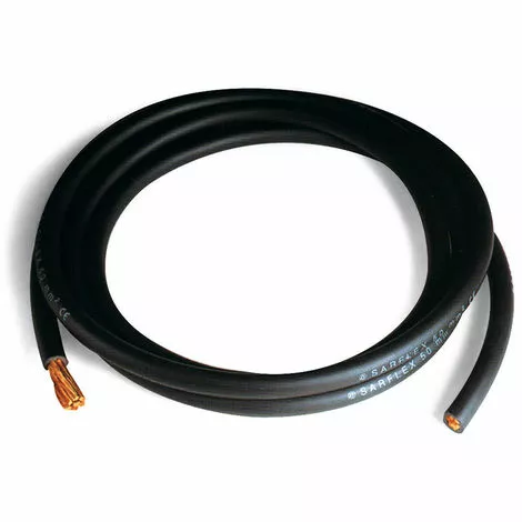 ERREBI GROUP Câble Fil Unipolaire Machine Soudage Sec. 35,00 Mmq Noir