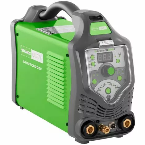 STAMOS Poste Souder Soudage Tig Wig Mma Pulse Puls Inverter Technologie 200A Digital - Argent â Image 2