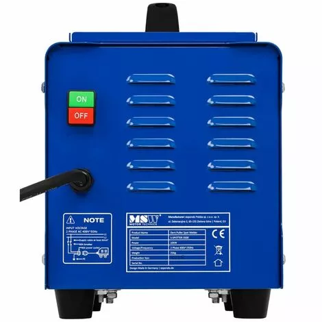 MSW Poste De Debosselage Redressage Soudage Par Points Carrosserie Auto 3500 A 400 V - Argent – Image 5