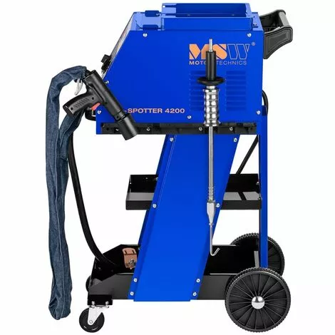 MSW Tire Clou Avec Chariot Debosseleur Poste Redressage 4200 A 400 V Accessoires - Noir, Vert – Image 2