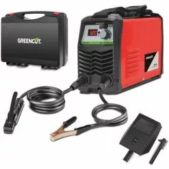 Soudeuse DC Inverter, Puissance 25A-180A, Tension 230V, Technologie IGBT, Kit électrode 1.0mm-2.5mm - Greencut MMA180