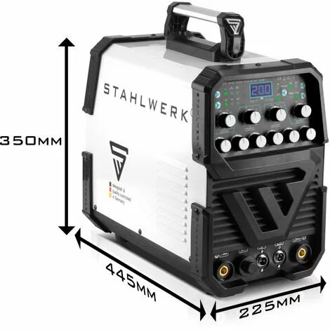 STAHLWERK AC/DC TIG 200 Puls ST, Nombreux Paramètres De Soudage Réglables, ALU & Tôle Mince Adaptée, Garantie 7 Ans – Image 5