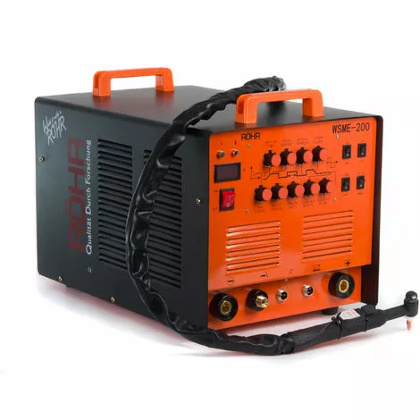 RÖHR Onduleur De Soudeur ROHR WSME 200 TIG / ARC 240V / 200 Ampères IGBT DC Machine De Soudage à Démarrage à Chaud Sans Gaz 4 En 1 - Garantie 1 An – Image 2