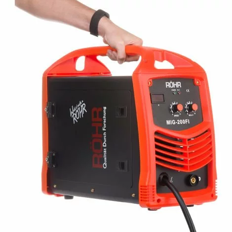 RÖHR Onduleur De Soudeur ROHR MIG-200FI MIG 240V / 200 Ampères IGBT DC Fil De Flux De Gaz Machine à Souder Portable - Garantie 1 An – Image 2