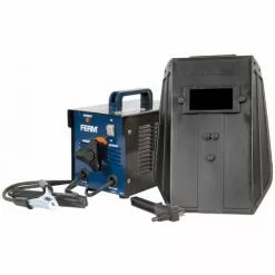 FERM WEM1042 Poste à Souder - 40-100A - Refroidi - Incl. Réglage De L'ampérage, Masque De Soudure Et Picot