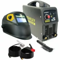 Poste à Souder EVO160 STANLEY FATMAX MMA + TIG + Cagoule Stanley Automatique 9/13 Facteur De Marche 60%
