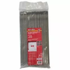 MECAFER Lot De 210 électrodes Acier - Ø 2.5 Mm L 300 Mm