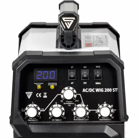 STAHLWERK AC / DC TIG 200 ST IGBT - Poste à Souder Combiné Avec TIG & MMA; 200 A, Soudage De L'aluminium, Garantie* Du Fabricant De 7 Ans – Image 2