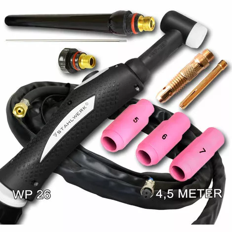 STAHLWERK AC / DC TIG 200 ST IGBT - Poste à Souder Combiné Avec TIG & MMA; 200 A, Soudage De L'aluminium, Garantie* Du Fabricant De 7 Ans – Image 3