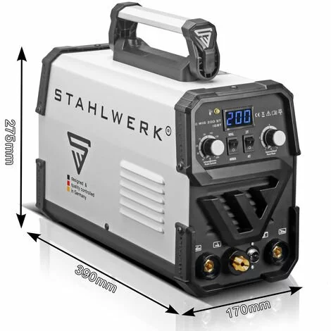 STAHLWERK DC TIG 200 ST IGBT - Soudeuse Combinée TIG Avec 200 A Avec Fonction MMA , Garantie De 7 Ans, Soudure De L'acier, De L'acier Inoxydable Etc. – Image 5