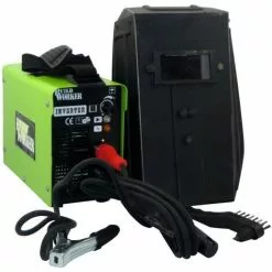 BIGB Poste à Souder Inverter 100A + Cagoule + 10 électrodes