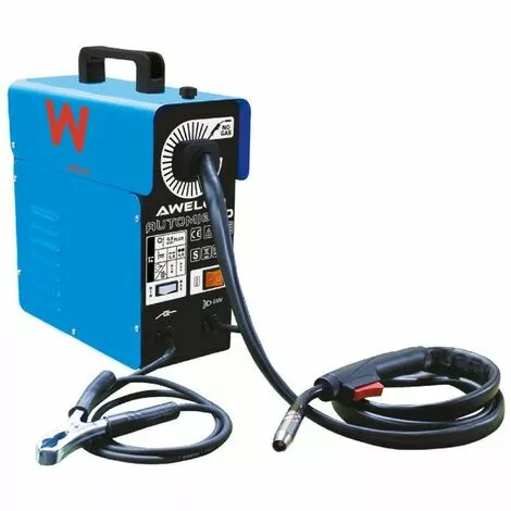 Poste à Souder MIG NO GAZ Automatique 130A AWELCO AUTOMIG 130 + Cagoule De Soudure LCD 9/13 AWELCO HELMET – Image 3