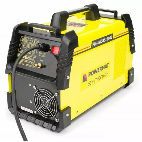 HUCOCO POWER TOOL - Poste à Souder Inverter 210A MIG / MAG / MMA / LIFT-TIG Synergic - Hot Start + Anto Stick + Arc Force - Jaune – Image 4