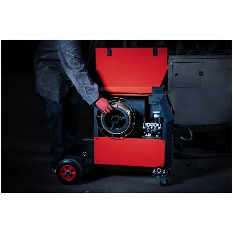 Poste À Souder Combiné Multi Procédés Stamos Mig Mag Tig Mma Fcaw Gaz 400v 300a - Blanc, Vert – Image 4