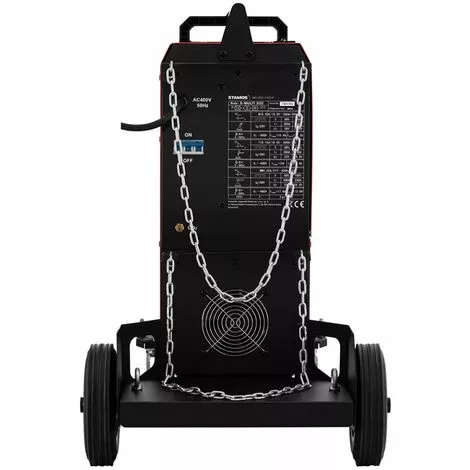 Poste À Souder Combiné Multi Procédés Stamos Mig Mag Tig Mma Fcaw Gaz 400v 300a - Blanc, Vert – Image 5