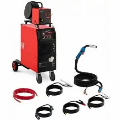 Stamos Poste À Souder Combiné Soudure Mig Mag Mma Fcaw Refroidi Eau 400a 400v - Blanc, Argent