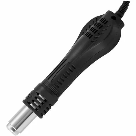 STAMOS Station De Soudage Dessoudage Réglable LCD SMD Fer À Souder 50w + Air Chaud 750w - Blanc – Image 4