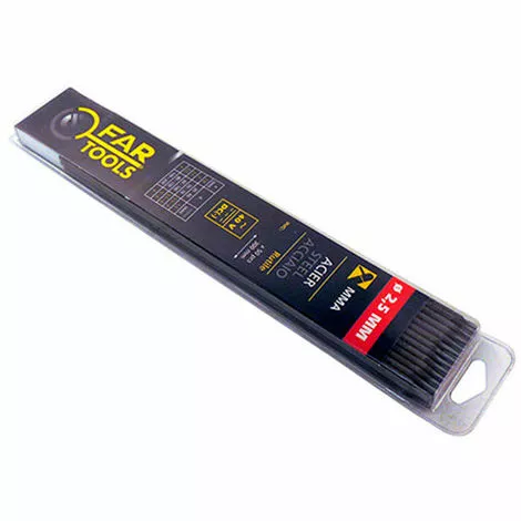 FARTOOLS 50 Eléctrodes Baguette Rutile 2,5 X 300 Mm