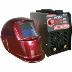 Pack Poste à Souder ARC 250 + Cagoule LCD Red 13 AWELCO Soudage MMA 15-200A
