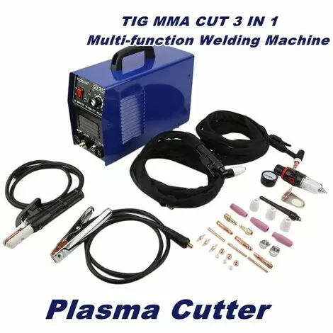 DRILLPRO Plasmargon 110/220 V TIG 120A MMA 30A CUT 3 En 1 Onduleur Coupeur Plasma Machine De Soudage Multifonction équipement De Soudage Portable – Image 5