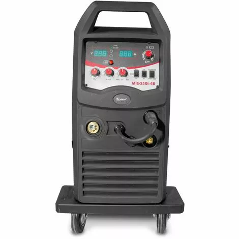 Poste à Souder Industriel Mobile MIG MAG FLUX 350 A - Manomètre Inclus MW-Tools MIG350I-4R – Image 4