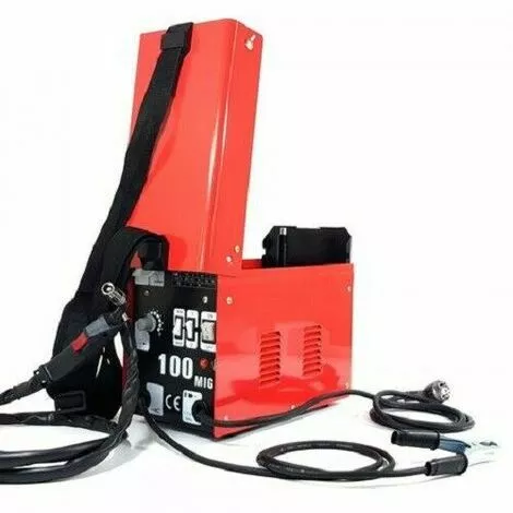 PRODIYTOOLS Poste à Souder Fil Continu MIG-100 SANS GAZ Soudeuse Aérée Avec Accessoires – Image 2
