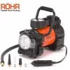RÖHR Gonfleur De Pneu ROHR Airforce 12 12v 150 Psi 180w Compresseur D'air Sans Fil 35 Litres / Min Pompe à Pneu Avec Lampe Torche LED Pour Voitures, Motos, Vélos, Lit Pneumatique Et Bateau