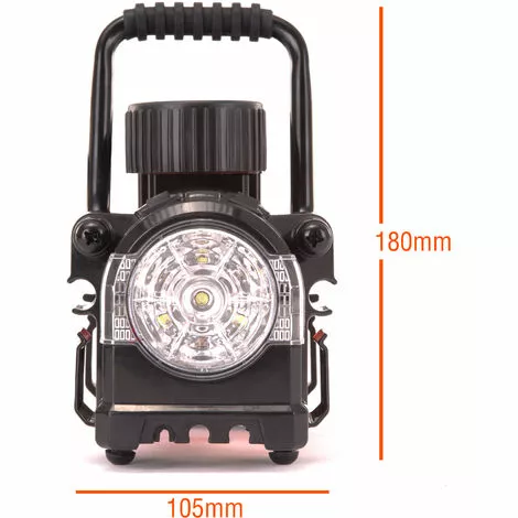 RÖHR Gonfleur De Pneu ROHR Airforce 12 12v 150 Psi 180w Compresseur D'air Sans Fil 35 Litres / Min Pompe à Pneu Avec Lampe Torche LED Pour Voitures, Motos, Vélos, Lit Pneumatique Et Bateau – Image 2