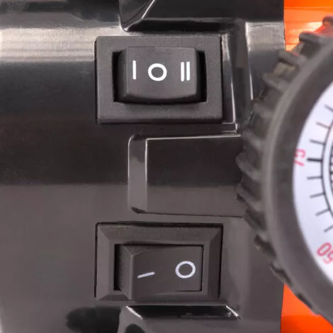 RÖHR Gonfleur De Pneu ROHR Airforce 12 12v 150 Psi 180w Compresseur D'air Sans Fil 35 Litres / Min Pompe à Pneu Avec Lampe Torche LED Pour Voitures, Motos, Vélos, Lit Pneumatique Et Bateau – Image 3