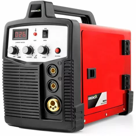 Soudeur 2en1 à Fil Inversé Continu, Soudeuse Avec Gaz MIG Et Gaz MAG, Puissance 25A-185A, Tension 230V, Diamètre Du Fil 0,8mm-1mm - Greencut MMG185 – Image 2