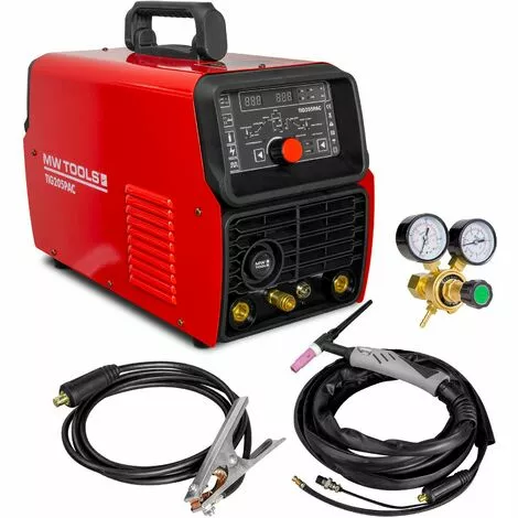 Poste à Souder TIG AC/DC Pulse 200 A + Accessoires MW-Tools TIG205PAC