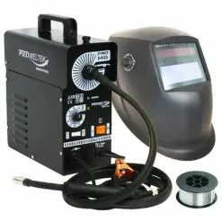 Poste A Souder MIG NO GAZ PROMIG130 + Cagoule LCD 9/13 + Bobine De Fil Fourré Pré Montée Proweltek Garanti 3 Ans