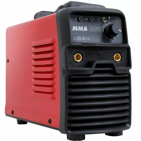 Gala Gar 22300200MMA Smart MMA200-Poste à Souder électrode Avec Valise, Rouge