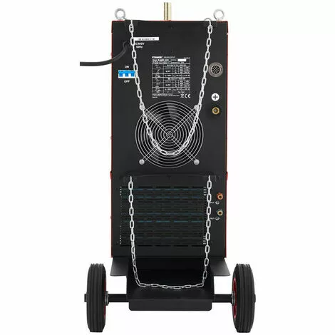 HELLOSHOP26 Poste À Souder MIG/MAG MMA E-Hand FCAW S-MIG 400 (400 V, 400 A, Profondeur Max. 20 Mm, Arc Force, Anti-Stick, VRD, Avec Dévidoir Externe, Torche MIG Refroidie À L'Eau, Sans Fiche - Or – Image 3