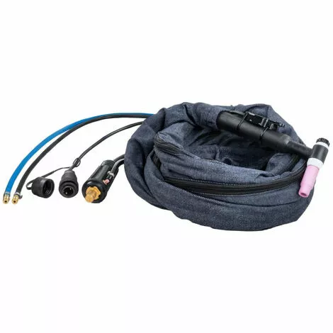 HELLOSHOP26 Poste À Souder Aluminium Alu TIG MMA E-Hand ENTRIX 315AW (400 V, 315 A, Amorçage HF, Prof. Max. 10 Mm, Hot Start, Arc Force, Anti-Stick, Circuit Refroidissement Eau, Avec Pédale, Sans Fiche) - Or â Image 4