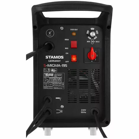 HELLOSHOP26 Poste à Souder MIG/MAG à 4 Roulettes - 195 A - 230 V – Image 3