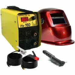 PROWELTEK Poste à Souder à L'arc PW160 + Cagoule Automatique 9/13 + Mallette Luxe