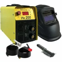 Poste à Souder à L'arc PW200 INVERTER Numérique PROWELTEK + Mallette Luxe + Cagoule Automatique 2 Capteurs PROWELTEK Solaire