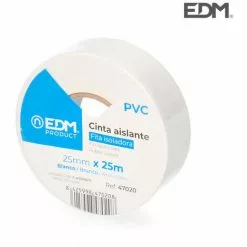 Ruban Isolant 20mx25mm Blanc Edm