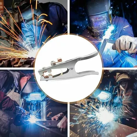 Pince De Masse, Pince Soudure,Betterlife 2 Pince De Terre De Soudage, Fait De Fer + Laiton, Solide Et Durable, Matériel De Soudage Professionnel, Pour La Plupart Des Machines à Souder (500A) – Image 5