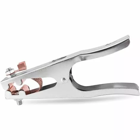 DEVENIRRICHE Pince De Masse, Pince Soudure, 1 Pince De Terre De Soudage, Fait De Fer + Laiton, Solide Et Durable, Matériel De Soudage Professionnel, Pour La Plupart Des Machines à Souder (500A)