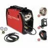 Pack POSTE À SOUDER INVERTER MIG-MAG-FLUX 200A - MANOMÈTRE INCLUS + Casque + Chariot + Bobine De Fil MW-Tools PACKMIG200E