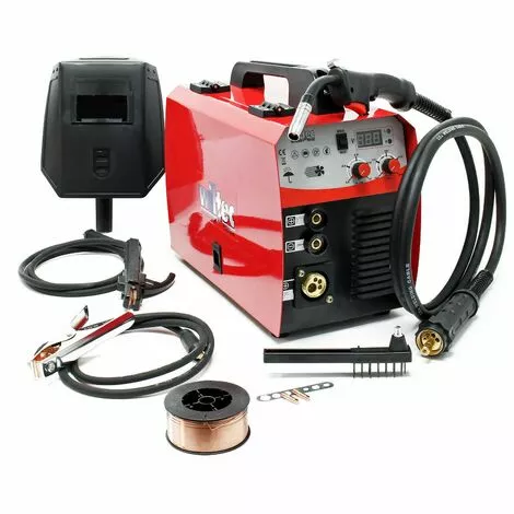 HELLOSHOP26 Poste à Souder Mig Mag Mobile 40-180a Soudage Sous Gaz De Protection Soudeuse