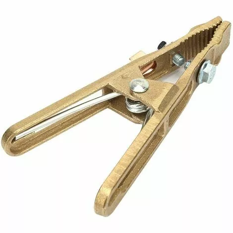 Laiton Pince De Masse, Pince De Terre à Souder Pour Souduremise à La Terre De Câble Pour La Machine De Soudure (260A)Macaron – Image 2