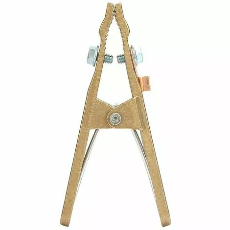 Laiton Pince De Masse, Pince De Terre à Souder Pour Souduremise à La Terre De Câble Pour La Machine De Soudure (260A)Macaron – Image 3