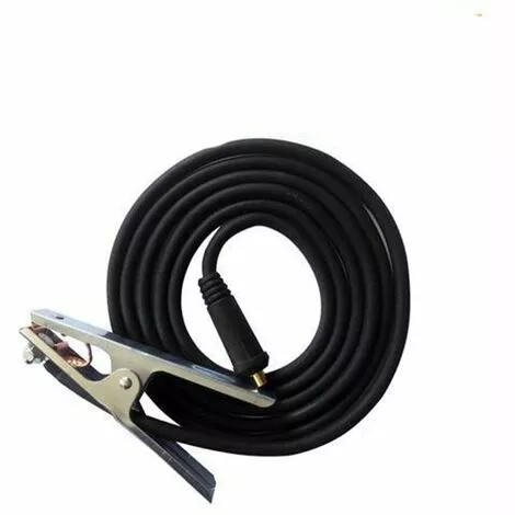 Câble De Soudage Pour Soudure Fil De Terre De Machine à Souder Connecteur Rapide De Fil De Soudure 300A Avec Prise Rapide Macaron – Image 4