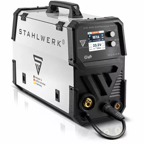 STAHLWERK MIG MAG 200 Double Pulse Pro Poste à Souder Puissant Avec Fonction Pulse Et Double Pulse Et 200 Ampères – Image 2