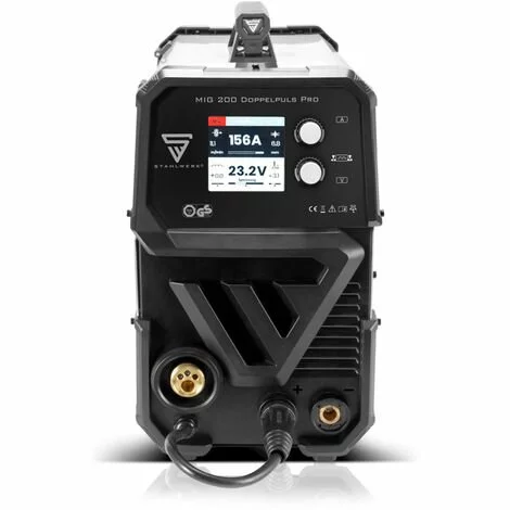 STAHLWERK MIG MAG 200 Double Pulse Pro Poste à Souder Puissant Avec Fonction Pulse Et Double Pulse Et 200 Ampères – Image 3