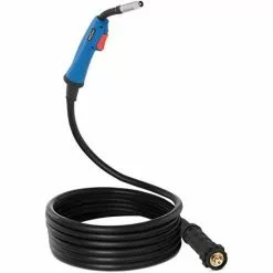 STAMOS Torche MIG MAG MIG15 Pack De Tuyaux Torche À Souder 5 M 180/150 A - Argent